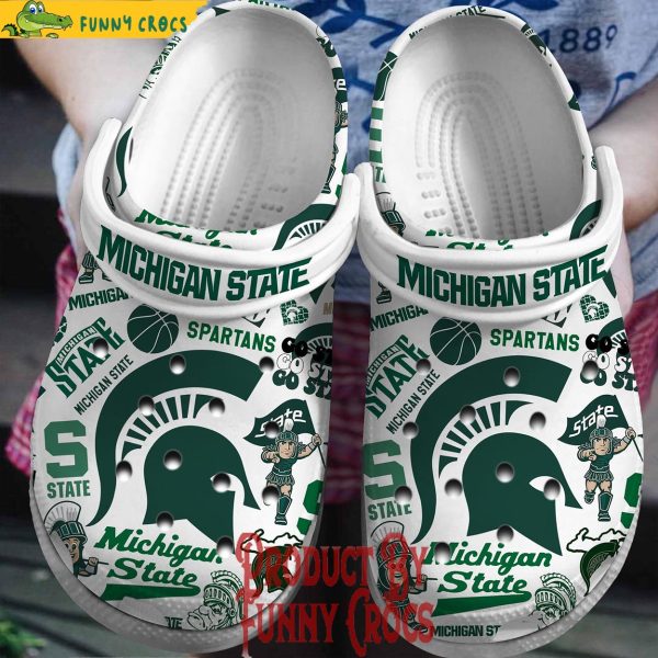 Michigan State Spartans Crocs Slippers