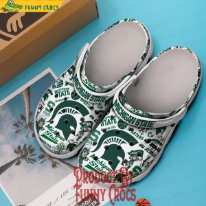 Michigan State Spartans Crocs Slippers 3