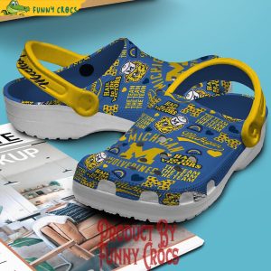 Michigan Wolverines Hail To The Victory Crocs Shoes 2