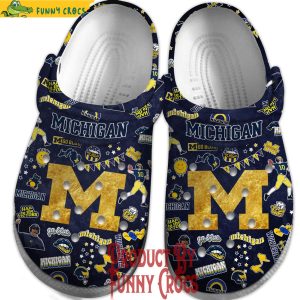 Michigan Wolverines NCAA Crocs Shoes 4