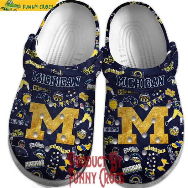 Michigan Wolverines NCAA Crocs Shoes