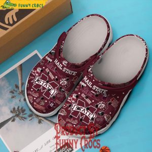 Mississippi State Bulldog Crocs Shoes 3