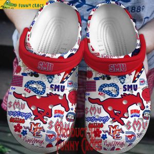 Mustang SMU Crocs Shoes 1