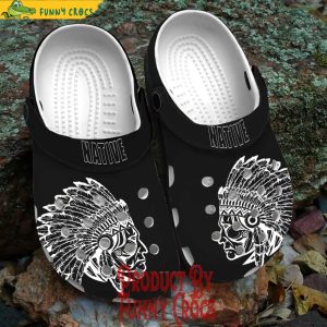 Native Chief Black Crocs Shoes