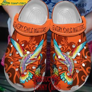 Native Every Child Matters Bird Crocs For Kid And Adults
