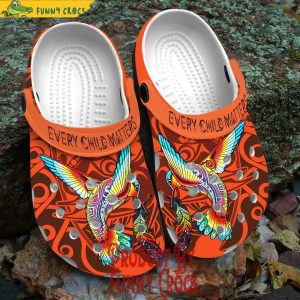 Native Every Child Matters Bird Crocs For Kid And Adults