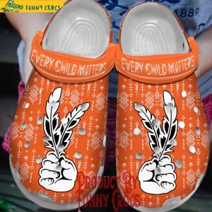 Native Every Child Matters Orange Crocs Shoes 1 2