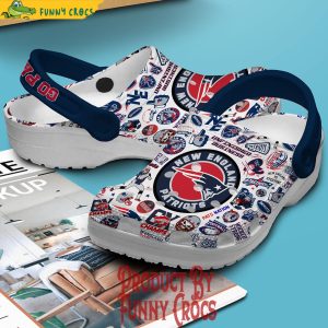 New England Patriot Crocs Slippers 1