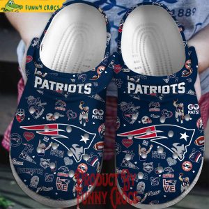 New England Patriots Crocs Shoes Crocband