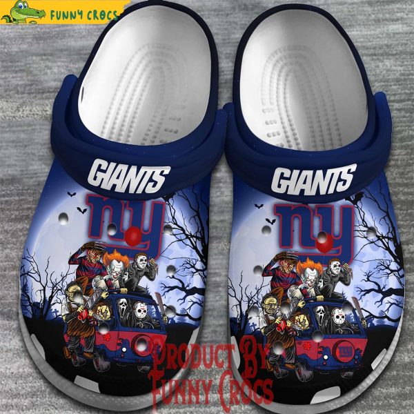 New York Giants Halloween Crocs Shoes