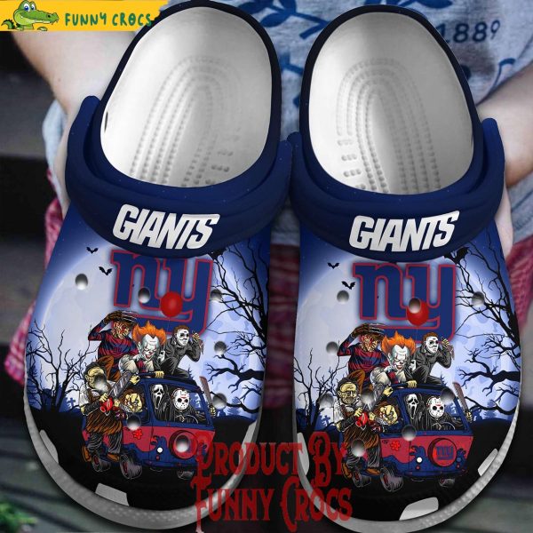 New York Giants Halloween Crocs Shoes