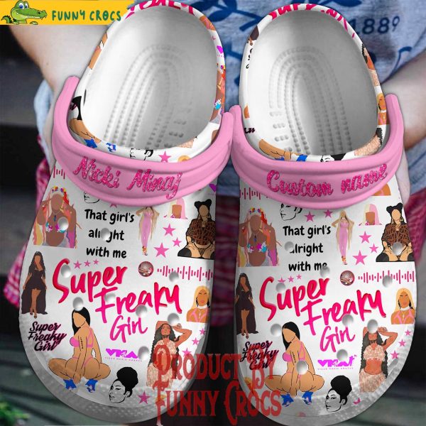 Nicki Minaj Super Freaky Girl Crocs Shoes