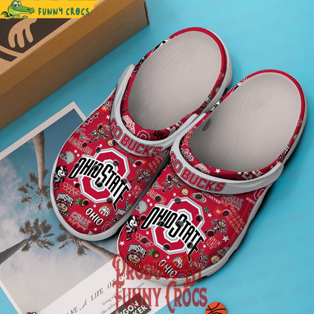 Ohio State Go Bucks Crocs Shoes - Discover Comfort And Style Clog Shoes ...
