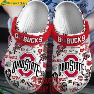 Ohio State Go Bucks NCAA Crocs Shoes