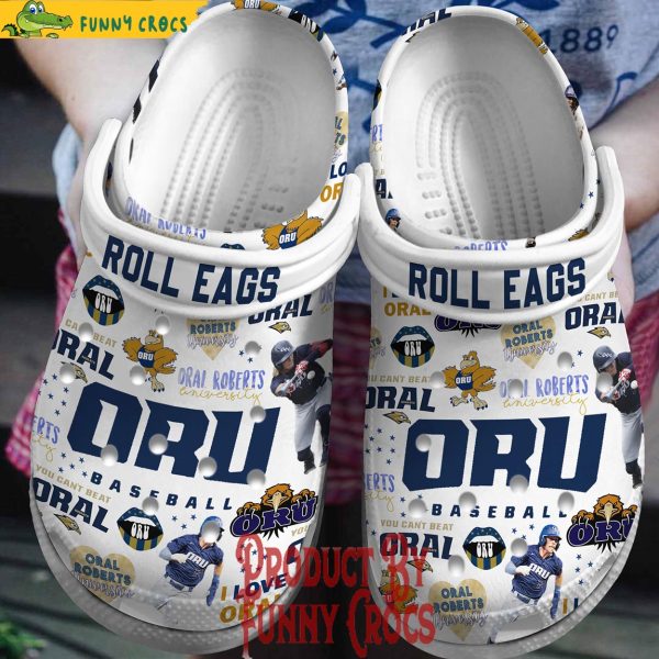 Oral Roberts Golden Eagles Baseball Crocs For Adults