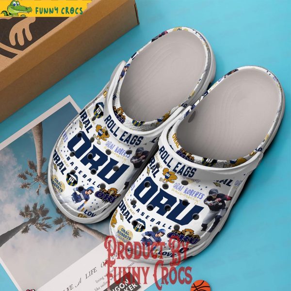 Oral Roberts Golden Eagles Baseball Crocs For Adults