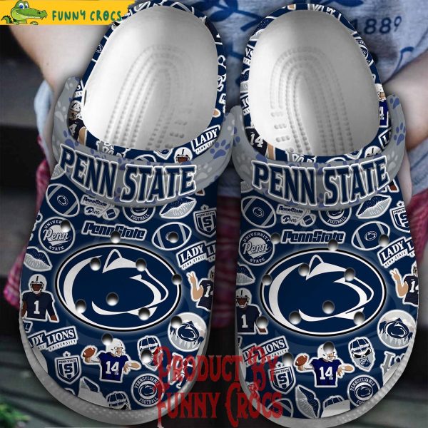 Penn State Nittany Lions FootBall Crocs Adults