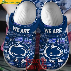 Penn State Nittany Lions We Are State College Crocs Shoes