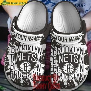 Personalized Brooklyn Nets Logo Crocs Shoes