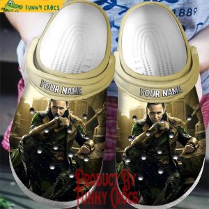 Personalized Loki Sitting Crocs Gifts For Fans