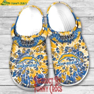 Personalized Los Angeles Chargers NFL Crocs Shoes