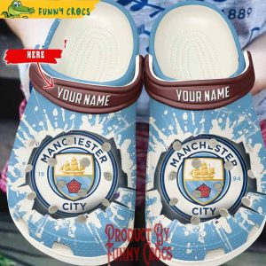 Personalized Manchester City EPL Crocs Shoes