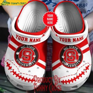 Personalized Nc State University Crocs Shoes 1