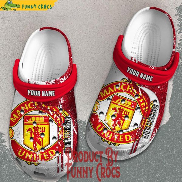 Personalized Premier League Manchester United Crocs