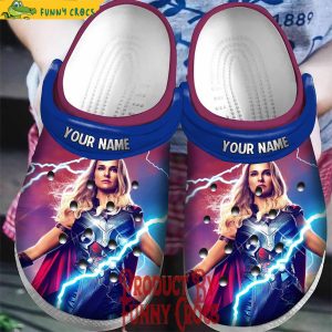 Personalized Thor Love And Thunder Jane Foster Crocs Slippers