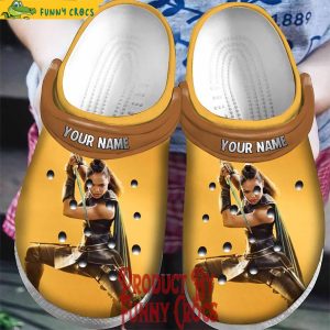 Personalized Thor Love And Thunder Valkyrie Yellow Crocs Shoes