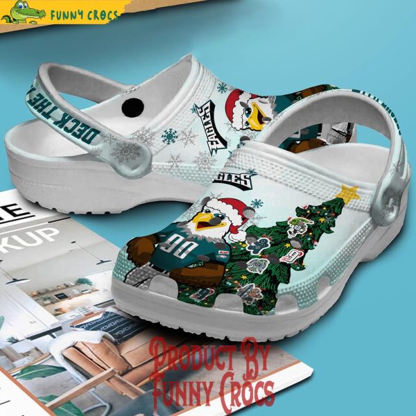 Philadelphia Eagles Deck The Halls Christmas Crocs Shoes