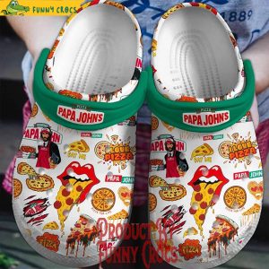 Pizza Papa John's Wick Crocs Shoes