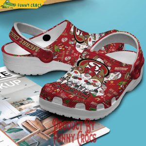 San Francisco 49ers Merry Christmas Crocs Shoes