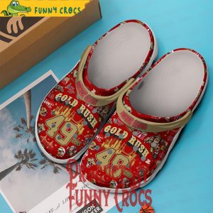 San Francisco 49ers Gold Rush Crocs Shoes 2