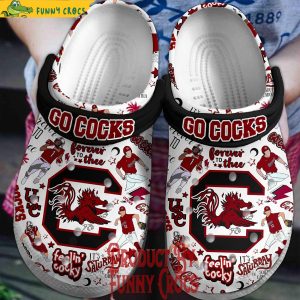 South Carolina Gamecocks Forever To Thee Go Cocks Crocs Shoes 1