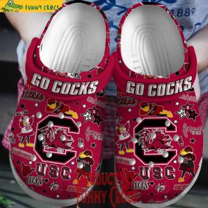 South Carolina Gamecocks USC Football Crocs Shoes