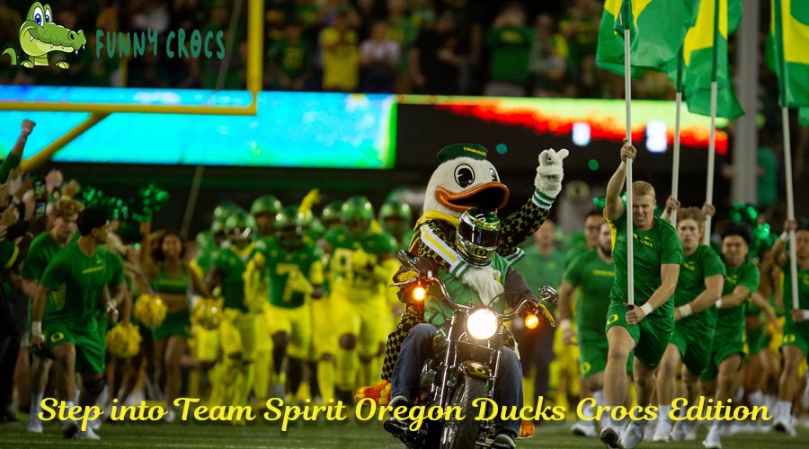Step into Team Spirit Oregon Ducks Crocs Edition