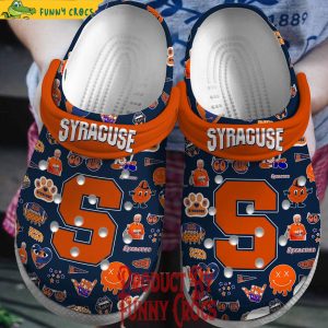 Syracuse Orange Logo Pattern Crocs Gifts For Fans