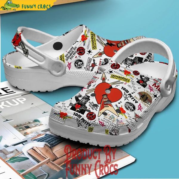 Tom Petty Crocs Shoes