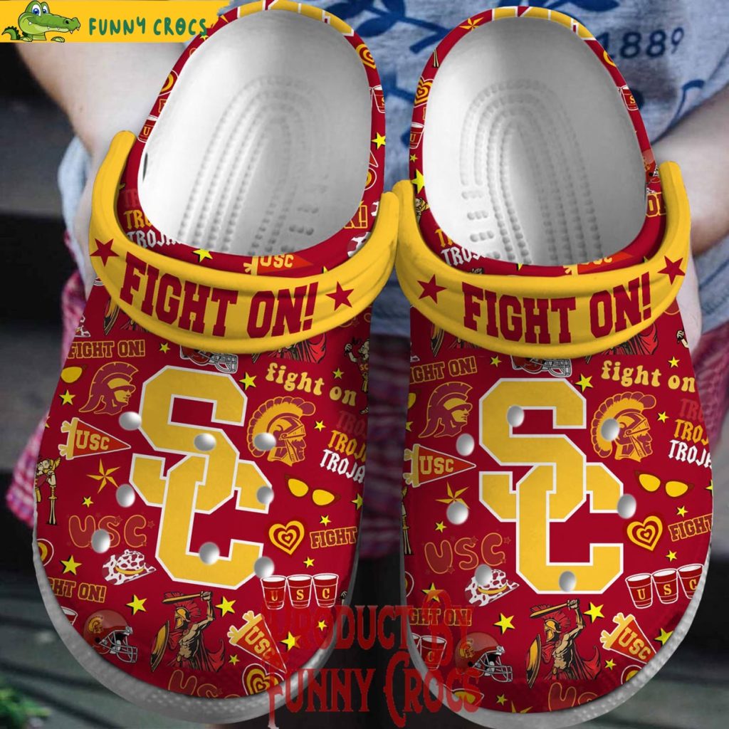 usc-trojans-fight-on-crocs-for-adults-discover-comfort-and-style-clog