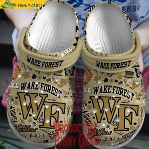 Wake Forest Demon Deacons Baseball Crocs For Adults