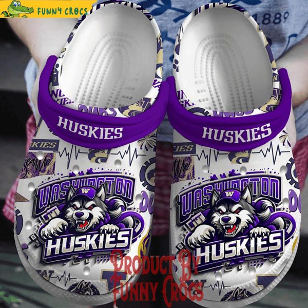 Washington Huskies Football Crocs