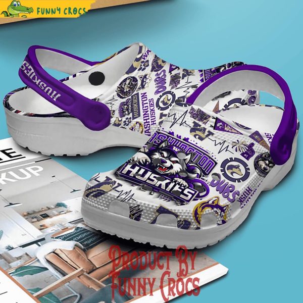 Washington Huskies Football Crocs