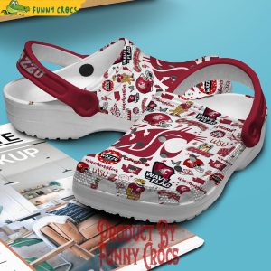 Washington State Cougars NCAA Wazzu Crocs Slippers 2