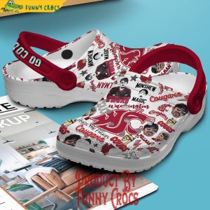 Washington State Wazzu Go Coogs Huck The Fuskies Cougars Crocs Shoes 3