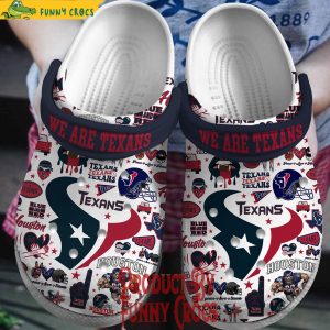 We Are Texans Houston Texans Crocs Shoes