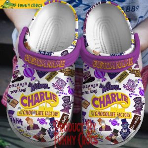 Willy Wonka Dreamers Of Dreams Crocs Shoes 1