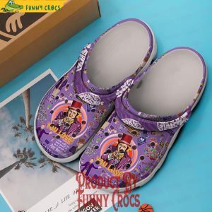 Willy Wonka The Chocolate Factory Purple Crocs Shoes 3