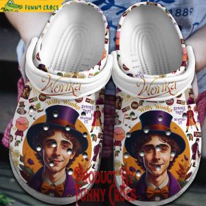 Willy Wonka White Crocs 1