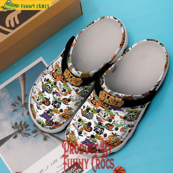 Star Wars Baby Yoda Halloween Crocs Shoes